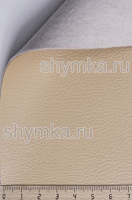 Eco leather Alba Aries №556 LIGHT-BEIGE width 1,4m thickness 1,2mm