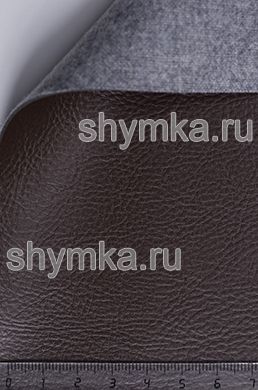 Eco leather Alba Aries №592 CHOCOLATE width 1,4m thickness 1,2mm