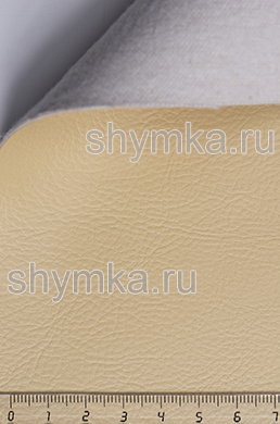 Eco leather Alba Aries №516 CREAM width 1,4m thickness 1,2mm