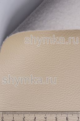 Eco leather Alba Aries №517 LIGHT-BEIGE width 1,4m thickness 1,2mm