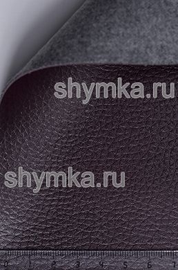 Eco leather Alba Elena №502T BURGUNDY width 1,4m thickness 1,2mm