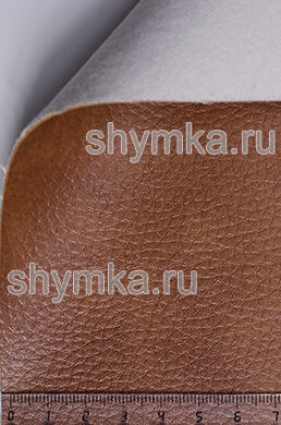 Eco leather Alba Elena №513-59T NUT width 1,4m thickness 1,2mm
