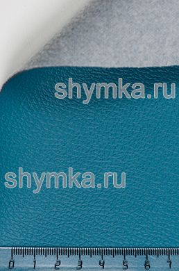 Eco leather ALBA Project D 562 DARK-TURQUOISE thickness 1,2mm width 1,4m