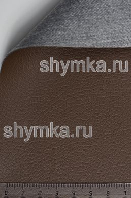 Eco leather Art-Vision 1 №114 BROWN width 1,38m thickness 1,2mm
