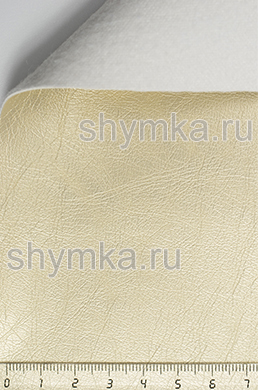 Eco leather Art-Vision 2 №239 GOLD-BEIGE width 1,38m thickness 1,2mm