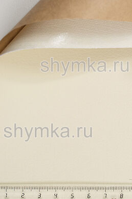 Eco leather on glue Oregon CREAM width 1,4m thickness 0,85mm
