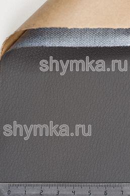 Eco leather on glue Oregon DARK-GREY width 1,4m thickness 0,85mm