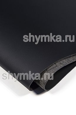 Eco microfiber leather FOR STEERING WHEEL THICK Nappa Luxe BLACK thickness 1,5mm width 1,4m