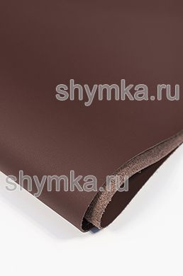 Eco microfiber leather Nappa N 2122 CHESTNUT width 1,4m thickness 1,5mm
