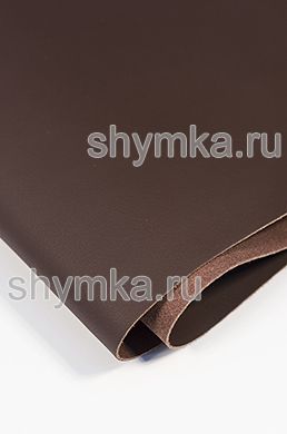 Eco microfiber leather Nappa N 2192 CHOCOLATE width 1,4m thickness 1,5mm