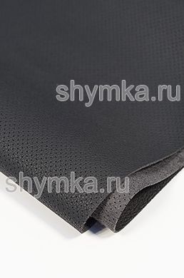 Eco microfiber leather Schweitzer BMW with perforation 1018 ANTHRACITE thickness 1,3mm width 1,35mm