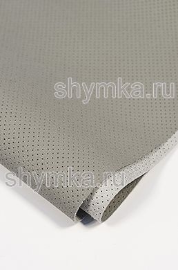 Eco microfiber leather Schweitzer BMW with perforation 80270 GREY thickness 1,3mm width 1,35mm