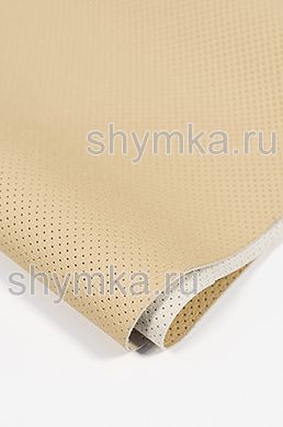 Eco microfiber leather Schweitzer BMW with perforation 2550 SAFFRON thickness 1,3mm width 1,35mm