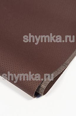 Eco microfiber leather Schweitzer BMW with perforation 3685 REDWOOD thickness 1,3mm width 1,35mm