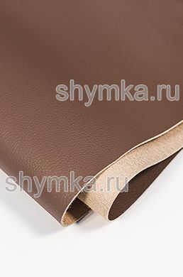 Eco microfiber leather Standart 2186 BROWN width 1,4m thickness 1,3mm