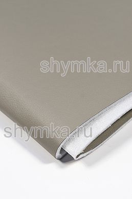 Eco leather on foam rubber 5mm and spunbond Oregon SLIM BEIGE-GREY width 1,4m