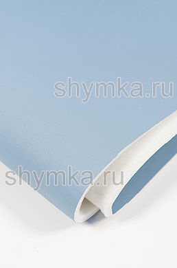 Eco leather on foam rubber 5mm and spunbond Oregon SLIM SKY BLUE width 1,4m