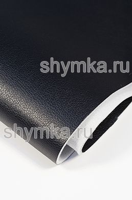 Eco leather on foam rubber 3mm (THREE) and spunbond Oregon SLIM BLACK NEW width 1,4m