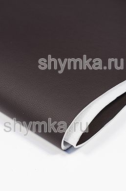 Eco leather on foam rubber 3mm (THREE) and spunbond Oregon SLIM CHOCOLATE width 1,4m
