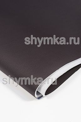 Eco leather on foam rubber 3mm (THREE) and spunbond Oregon STRONG CHOCOLATE width 1,4m
