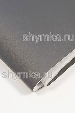 Eco leather on foam rubber and spunbond Oregon STRONG GREY width 1,4m толщина 6мм