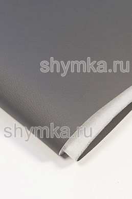 Eco leather on foam rubber 3mm (THREE) and spunbond Oregon STRONG GREY width 1,4m толщина 4мм