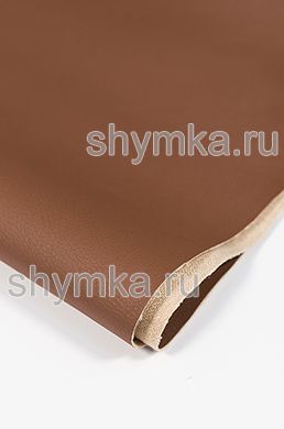 Eco leather Oregon STRONG DARK-BROWN width 1,4m thickness 1mm