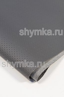 Eco leather Oregon STRONG with perforation GREY width 1,4m thickness 1mm