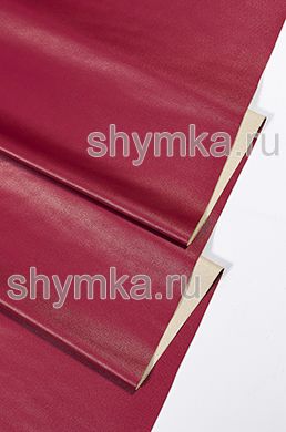 Eco leather Stretch ALEXA knitted RED thickness 0,45mm width 1,38m