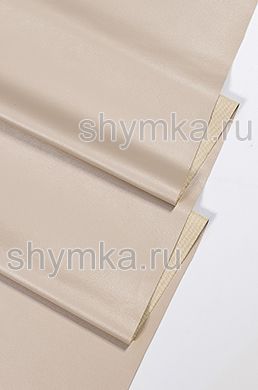Eco leather Stretch ALEXA knitted BEIGE thickness 0,45mm width 1,38m