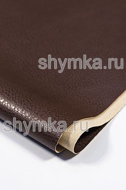 Eco leather VEGA BROWN thickness 0,85mm width 1,4m
