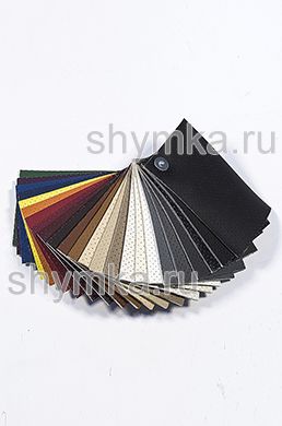 Catalog of Eco leather Oregon SLIM with perforation on foam rubber 3mm and backing